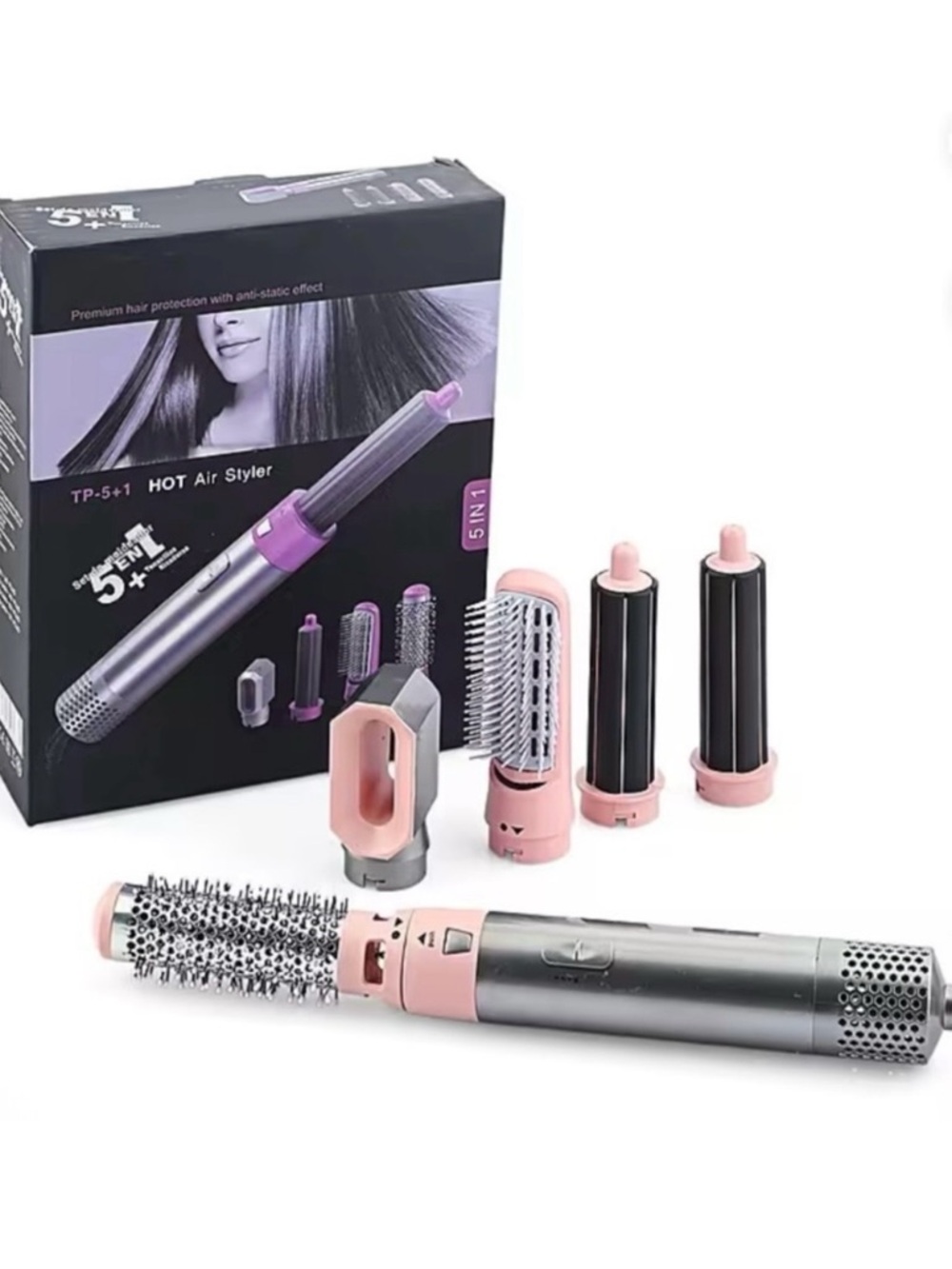 🆕- Premium TP-5 in 1 hot air styler. Anti-static brush. New in box.